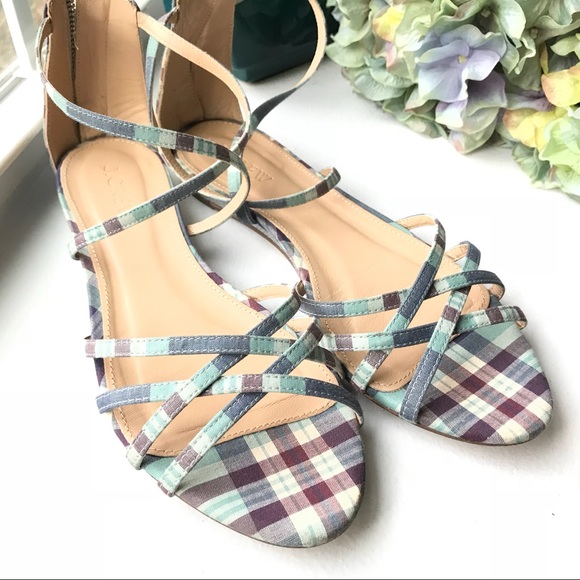 J. Crew Shoes - J. Crew Cary mini-wedge sandals